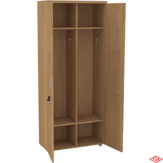 190’lık Ortadan Dikmeli Vestiyer Dolap (Derinlik 40 cm)